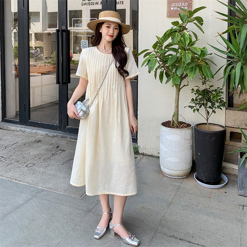 《现货新品》复古遮肉个性时髦法式连衣裙,女装连衣裙,MQ