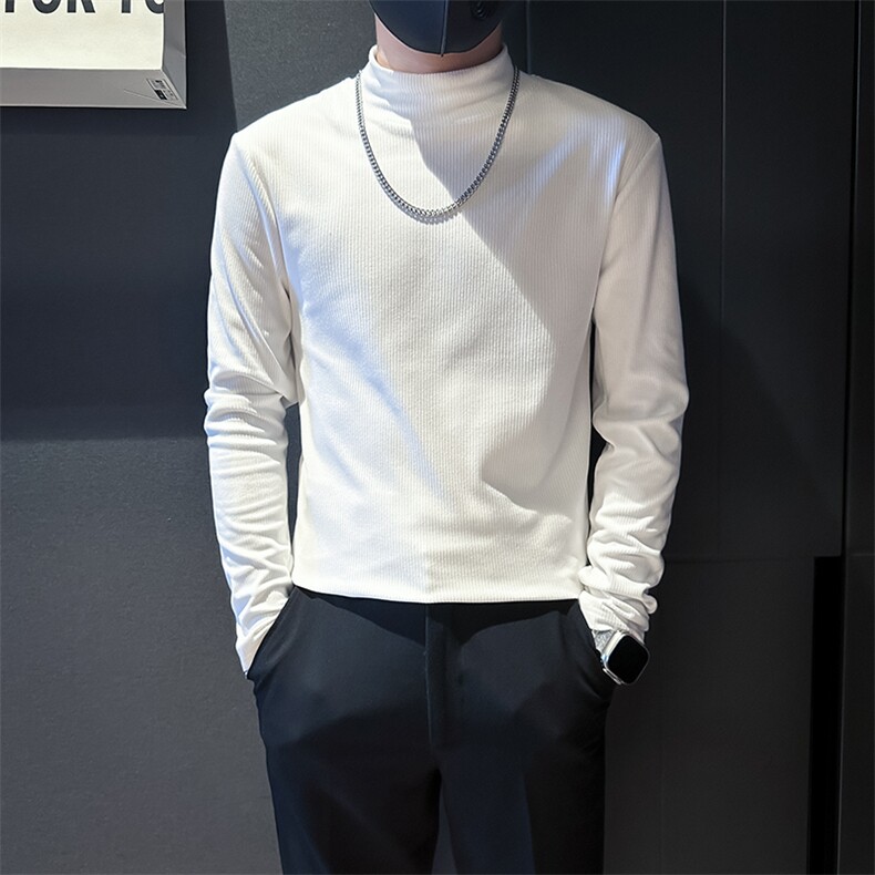 高质量抖音直播长袖T恤男店主风社会小伙打底衫301C-CT01-P48控68,男装T恤,星座301C（原B323）