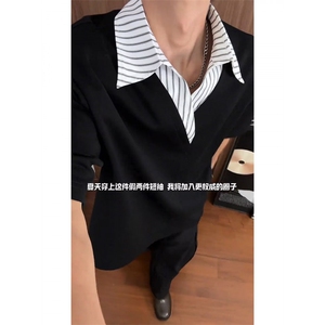 翻领短袖polo衫男潮牌夏季t恤韩版修身潮流2026新款百搭体恤上衣，男装T恤，四季星座505