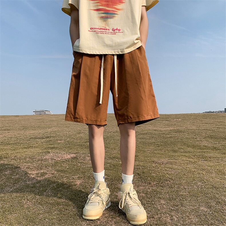 2024夏季新款外景大码日系纯色休闲短裤M-5XHK23445-P20,男装牛仔裤,电商A022