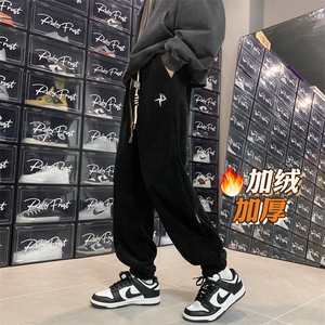 2025冬季新款欧棉绒加绒加厚保暖束脚棉裤A316-1-K1205P68控85图片
