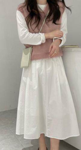 马卡龙色系超韩马海毛马甲～，女装马夹，HJ