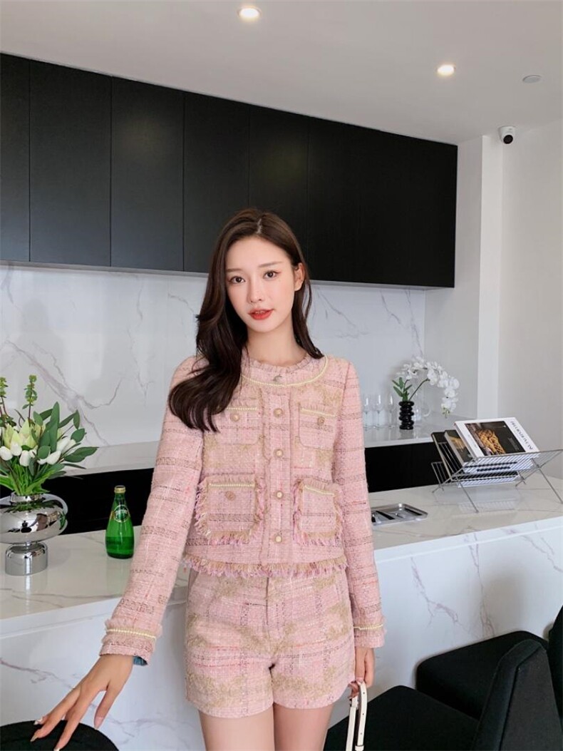 【现货】小香风超重工套装，女装职业装，一浅浅+