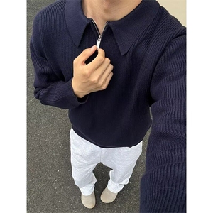 【有货】DM343-P62半拉链毛衣男痞帅潮牌潮流冬季高级感针织衫潮图片