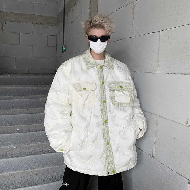 自家爆图V170-P113-控165冬季拼接刺绣加厚小香风棉服棉衣外套,男装棉衣,星座1608-1