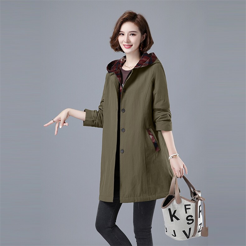 2024冬棉衣中长款加厚加棉保暖棉服3502款连帽舒适百搭,女装棉衣/棉服,秋牧寒烟