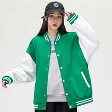 春秋季棒球服外套ins潮情侣学生休闲针织夹克可二次开发DF32-P75，男装夹克，电商B306