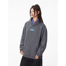 5577-P55新款口袋中长宽松刺绣长袖连帽卫衣，女装卫衣/绒衫，星座617A-2