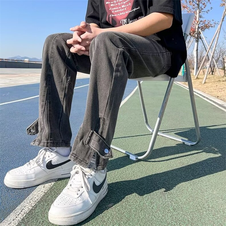 牛仔裤男春季潮大码休闲裤子高街N744P55,男装牛仔裤,星座1116-2