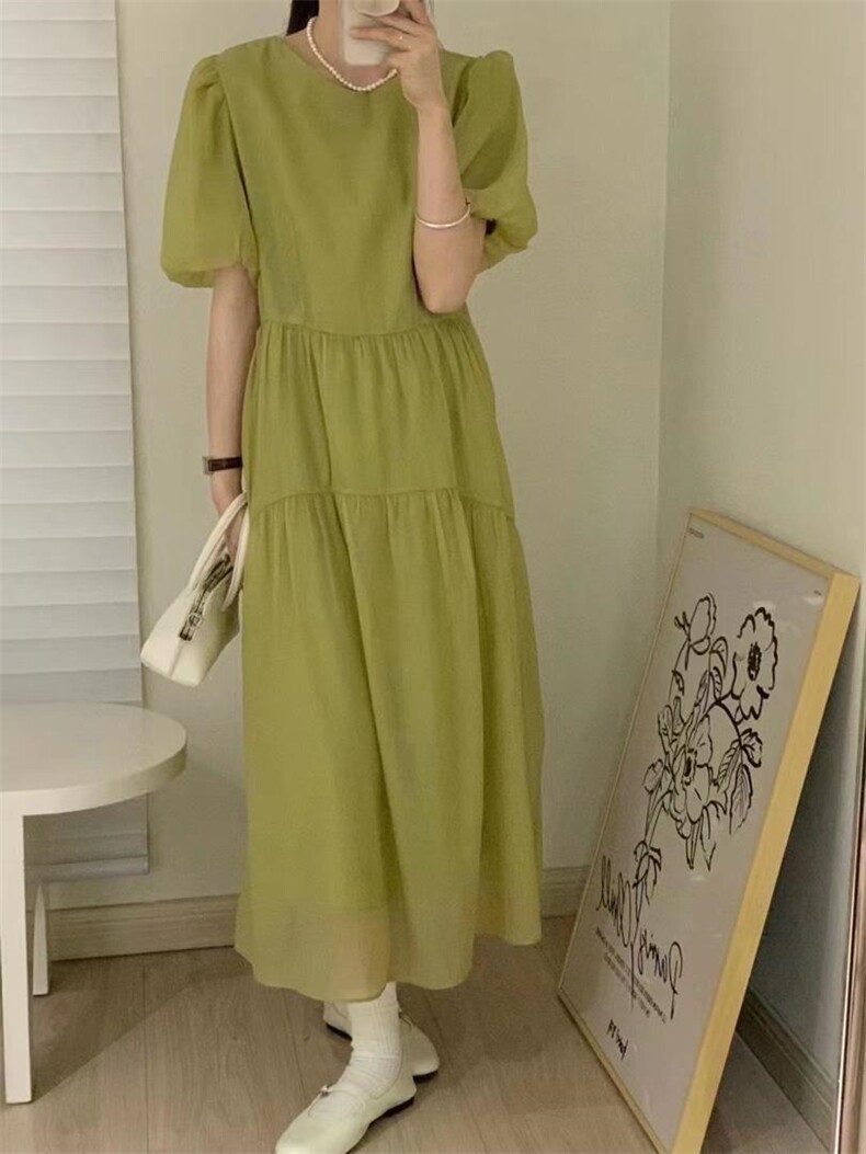 现货夏季新款连衣裙，女装连衣裙，素名