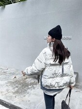 90绒笑脸拼接牛仔，其它，昕叶良品