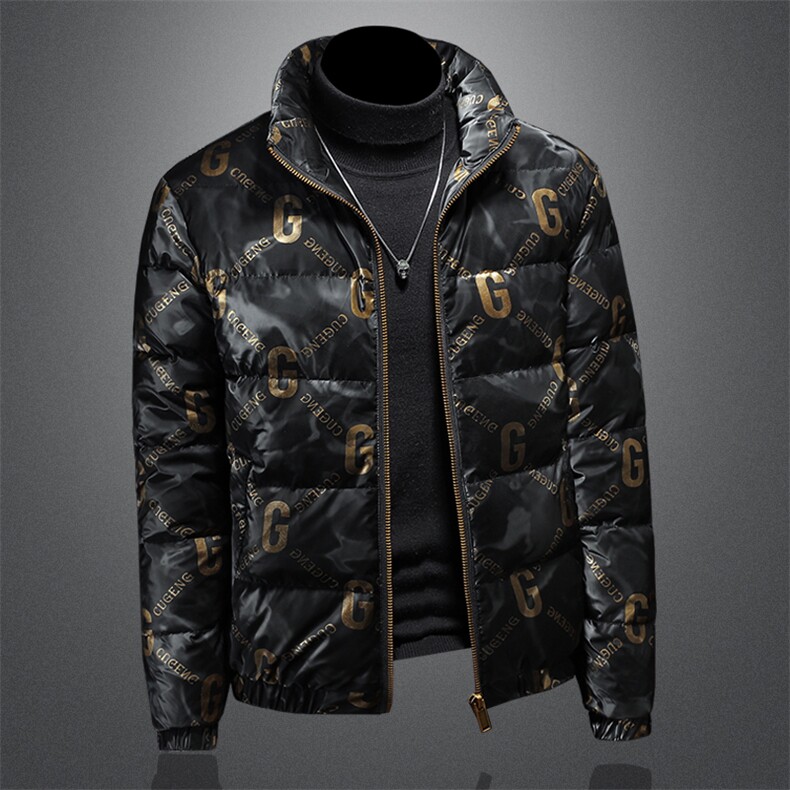 9970年高品质百分之90白鸭绒翻领羽绒服QT3019镂空,男装棉衣,钱塘6016-1(原3019)