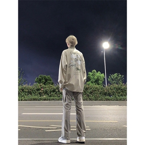 美式复古hiphop嘻哈冲锋裤潮牌图片