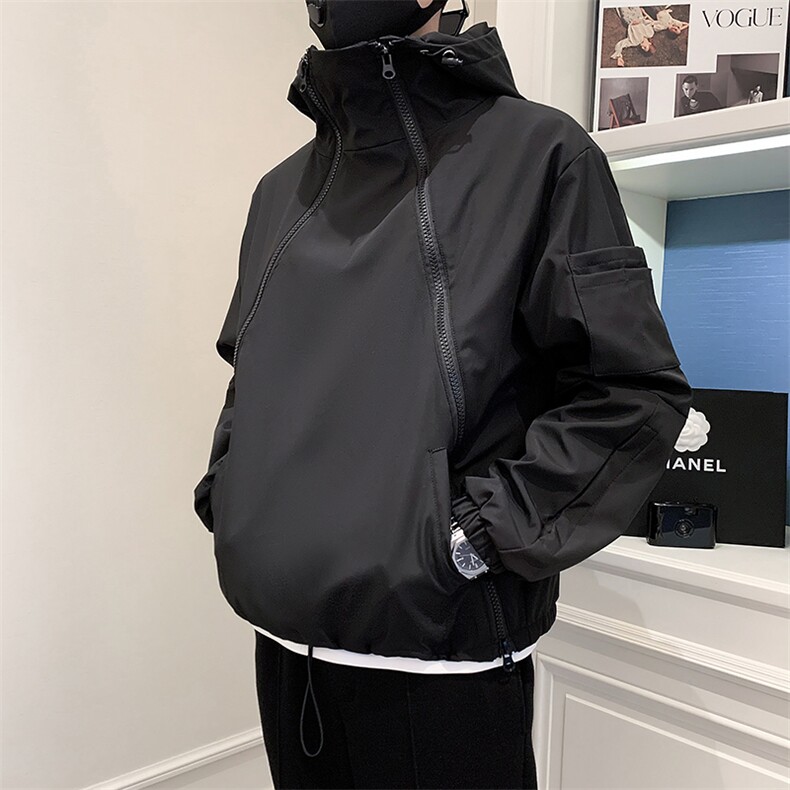 23年春秋季冲锋衣夹克男潮牌宽松登山服外套A210-8016-P105，男装夹克，电商A210