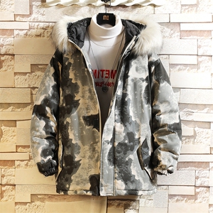 MC49055-P135 日系潮衣男大码派克服男工装服外套袄 砖墙图片