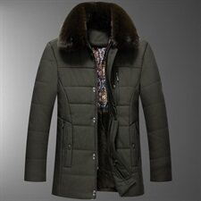 8803/P130父亲棉衣加绒加厚中老年棉袄爸爸冬装外套男老头衣服，男装棉衣，星座1216（原钱塘722）