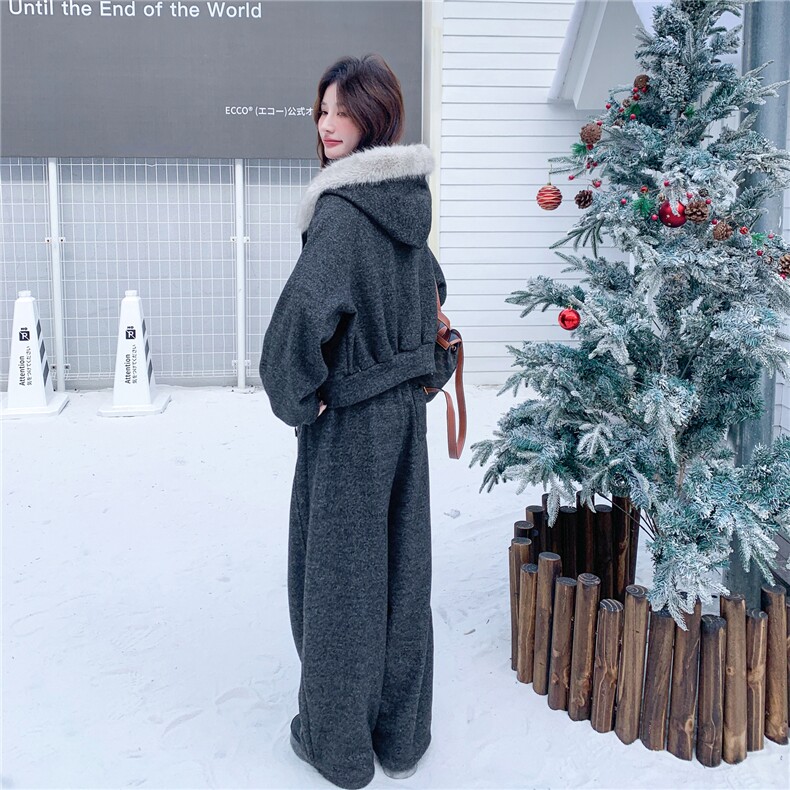 好数据大货毛绒内胆加厚过冬套装196-8196-P245控368,女装套装/套裙,2C196