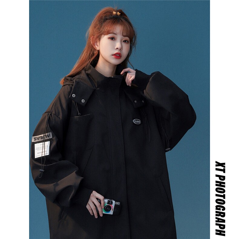 2025春季新款中性休闲宽松潮流百搭工装夹克男士外套男JK7569P75，男装夹克，星座227-7