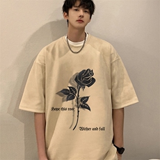 麂皮绒短袖t恤男大码半袖男JD82279-P25，男装T恤，电商A040