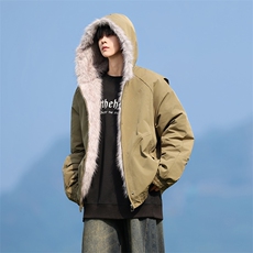 M8601-P95冬季新款男女同款座山雕连帽棉衣外套，男装棉衣，星座109