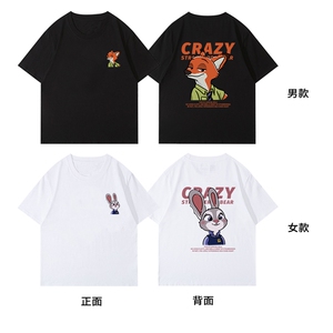 不一样情侣装夏季短袖2025新款潮流牌小众设计高级感t恤半袖衣服图片