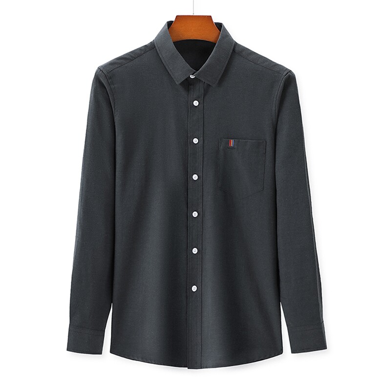 DN8926男式服装秋新款衬衫男长袖翻领休闲四季可穿衬衣P53,男装衬衫,电商B360