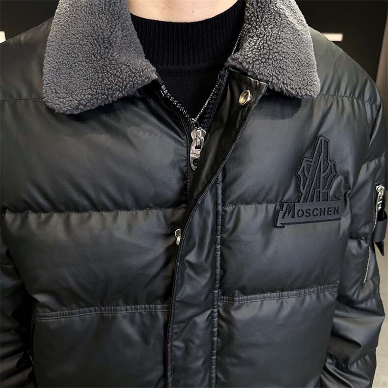 高品质皮欧防水毛领白鸭绒羽绒服外套XZ402-2P208控258Y1811货足,男装羽绒服,星座402-2