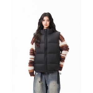 90%绒 新标有报告短款宽松羽绒服马甲上衣 Y981/ P210 现货图片