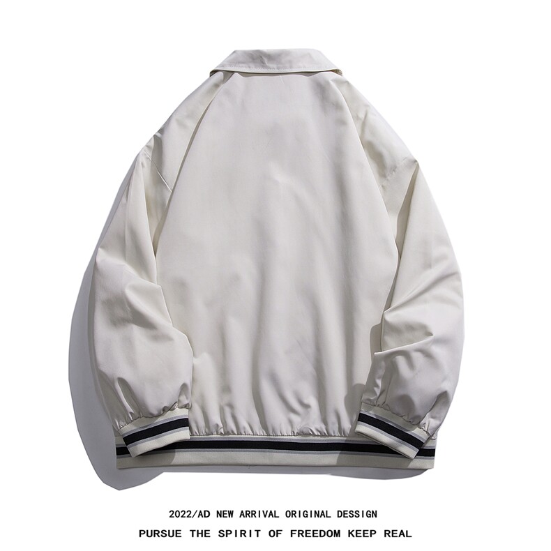 白底23春季新款hiphop炸街设计感潮流翻领夹克外套G721P65控88,男装夹克,电商A247-1