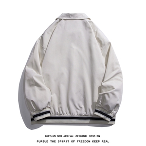 白底23春季新款hiphop炸街设计感潮流翻领夹克外套G721P65控88图片