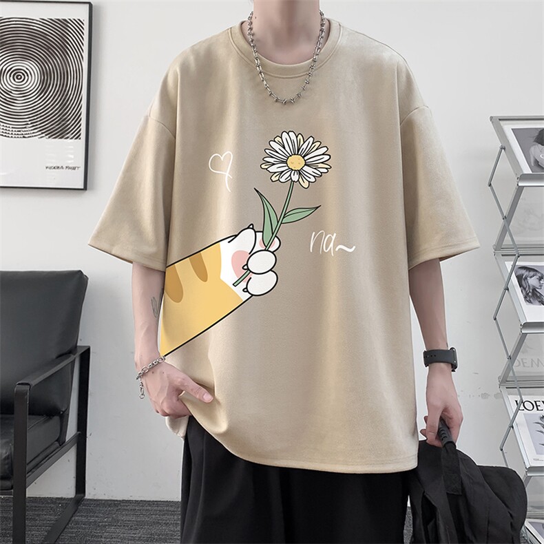 麂皮绒短袖t恤男大码半袖男JD82265-P25,男装T恤,电商A040