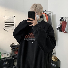 特P25控48秋冬新款男士圆领卫衣宽松休闲日常百搭上衣WQ2428，男装卫衣，电商B370
