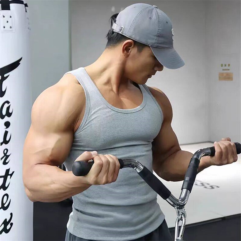 王嘉尔同款健身背心男款潮流痞帅显肌肉无袖t恤夏季美式坎肩上衣,男装背心/马甲,星座310A-4