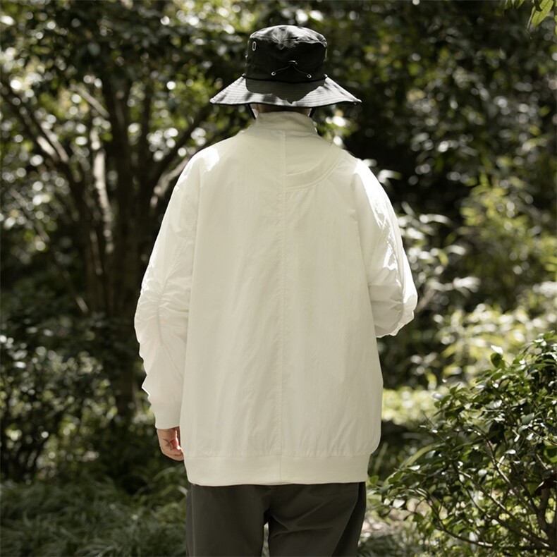 港风大码日系男女户外山系薄款连帽防晒服XZ213-JKFS03-P75控98,男装防晒衣,星座213