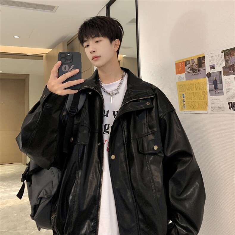 现货不缺货2025秋季机车情侣短款时尚都市夹克JK101，P98控138，男装夹克，星座1209-3