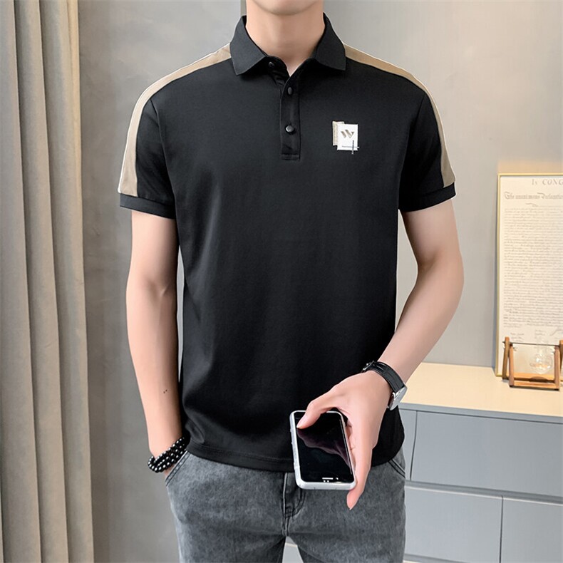 夏季短袖男刺绣POLO衫T恤时尚休闲半袖上衣YD3301-P38,男装T恤,星座310B-3