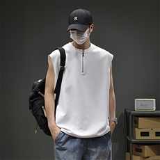 2026新款凉感背心男士夏季宽松大码运动吸汗无袖t恤潮薄坎肩，男装背心/马甲，电商D215