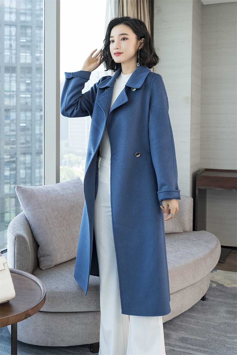 other/其他毛呢外套通勤常规长袖长款个性减龄百搭休闲带腰带,女装毛呢外套,阿舍尔精品