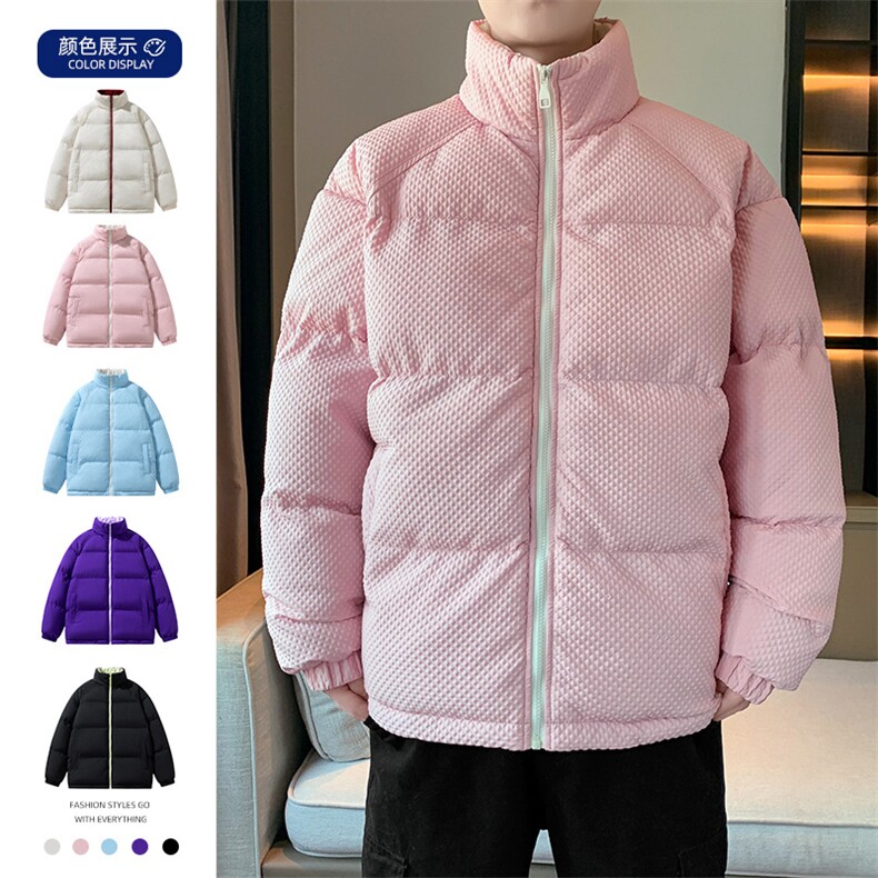 情侣面包服潮牌棉服男女加厚冬季外套轻薄防寒服棉袄M0812-P75,男装棉衣,星座308B-2