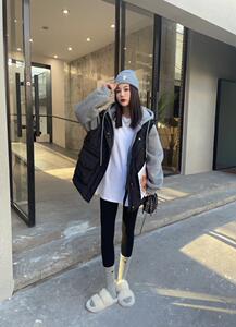 2022冬装新款假两件套羽绒服新标80绒超爆,女装羽绒服,蜜思优沫