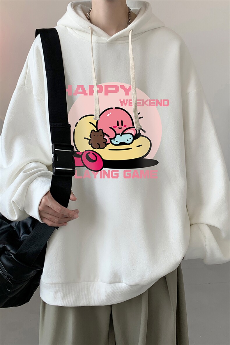 连帽卫衣男大码运动服帽衫外套WY2313-P35加绒款-P40,男装卫衣,电商A040