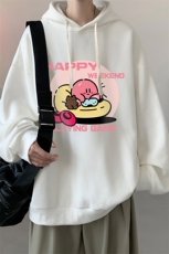 连帽卫衣男大码运动服帽衫外套WY2313-P35加绒款-P40，男装卫衣，电商A040