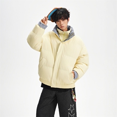 冬季新品得物美式潮流高品质格子加绒加厚棉衣外套棉服MY5566-P88，男装棉衣，星座610B-1