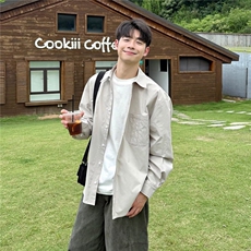 1506-1/C30791/P42美式衬衫男长袖秋季新款休闲衣服潮流百搭时尚，男装衬衫，星座1506-1