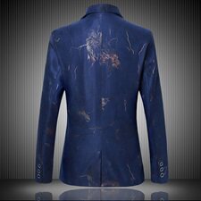 2021新款男式休闲西装修身西服外套男装便西上衣QT5030/832p90，男装西服，电商A012