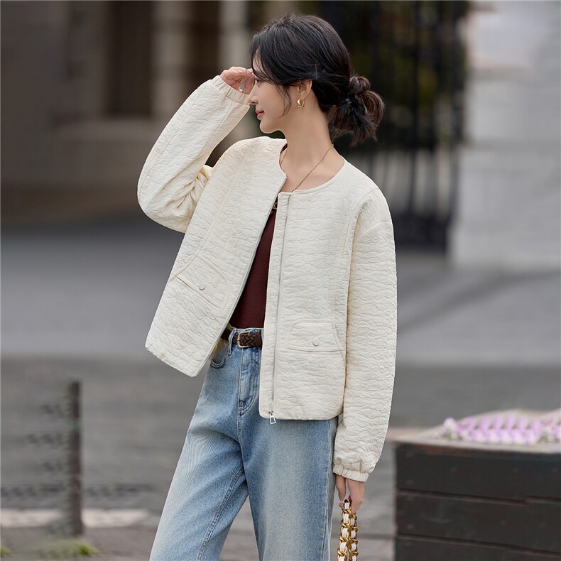 小个子宽松短款外套女2026秋新款长袖棒球服休闲百搭夹克服,女装短外套,梦懿尔