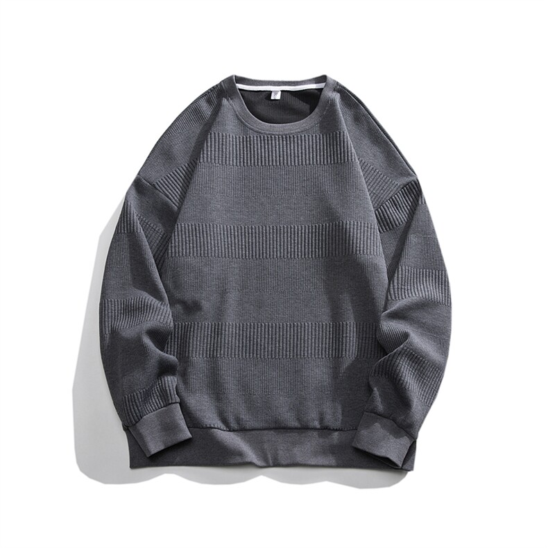 S8009/P35春装新款现货白底平铺个性提花宽松卫衣男上衣T恤外套男，男装T恤，电商A141