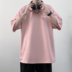 麂皮绒短袖t恤男大码半袖男 JD82098-P25图片