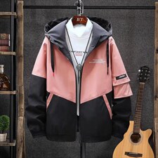 2022秋季潮流工装韩版外套宽松男八色大码连帽夹克夹克男9601，男装卫衣，星座1703A-1