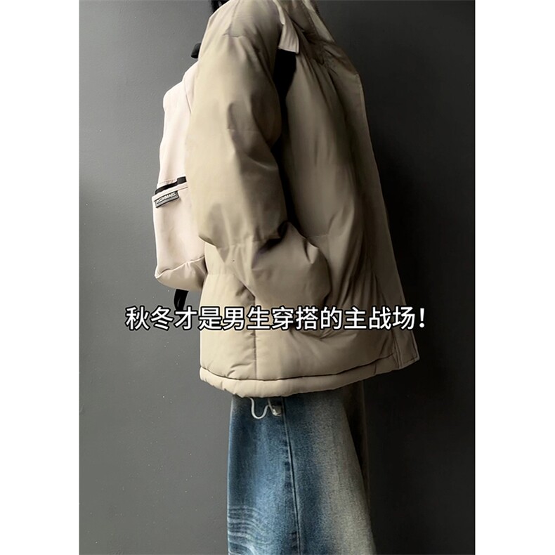 现货高品质美式高街冬季重磅三防加厚羽绒棉衣厚外套面包棉服,男装棉衣,电商A486-1